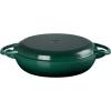 imageLe Creuset Enameled Cast Iron Multifunction Braiser with Grill Pan Lid 35 qt MarseilleArtichaut