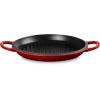 imageLe Creuset Enameled Cast Iron Multifunction Braiser with Grill Pan Lid 35 qt MarseilleCerise