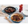 imageLe Creuset Enameled Cast Iron Multifunction Braiser with Grill Pan Lid 35 qt MarseilleMarseille