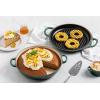 imageLe Creuset Enameled Cast Iron Multifunction Braiser with Grill Pan Lid 35 qt MarseilleMarseille