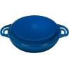 imageLe Creuset Enameled Cast Iron Multifunction Braiser with Grill Pan Lid 35 qt MarseilleMarseille