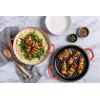 imageLe Creuset Enameled Cast Iron Multifunction Braiser with Grill Pan Lid 35 qt MarseilleMarseille