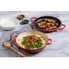 imageLe Creuset Enameled Cast Iron Multifunction Braiser with Grill Pan Lid 35 qt MarseilleSea Salt