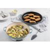 imageLe Creuset Enameled Cast Iron Multifunction Braiser with Grill Pan Lid 35 qt MarseilleSea Salt