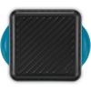 imageLe Creuset Enameled Cast Iron Square Grill 95quot ArtichautDeep Teal
