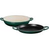 imageLe Creuset Enameled Cast Iron Multifunction Braiser with Grill Pan Lid 35 qt MarseilleArtichaut
