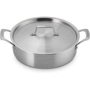 imageLe Creuset Essential Stainless Steel Rondeau Pan 45 Qt