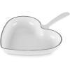 imageLe Creuset Enameled Cast Iron Traditional Heart Skillet 1025quot Chiffon PinkWhite