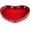 imageLe Creuset Stoneware Heart Shaped Spoon Rest 5quot Chiffon PinkCerise