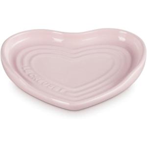 imageLe Creuset Stoneware Heart Shaped Spoon Rest 5quot Chiffon PinkChiffon Pink