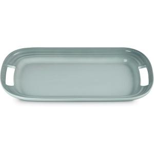 imageLe Creuset Stoneware Serving Platter 1625quot MarseilleSea Salt
