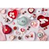 image:imageLe Creuset Stoneware Mini Round Cocotte 8oz Chiffon Pink with Gold Heart KnobPeche
