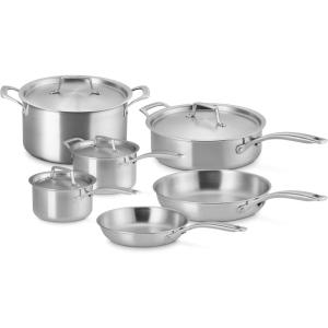 image:imageLe Creuset Essential Stainless Steel 10 Piece Cookware Set10 Piece