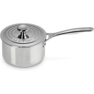 image:imageLe Creuset TriPly Stainless Steel 4 Quart Saucepan with Helper Handle2 Quarts
