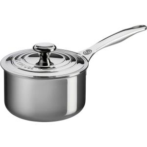 image:imageLe Creuset TriPly Stainless Steel 4 Quart Saucepan with Helper Handle3 Quarts