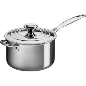 image:imageLe Creuset TriPly Stainless Steel 4 Quart Saucepan with Helper Handle4 Quarts