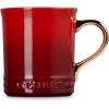 image:imageLe Creuset Vancouver Mug with Gold Metallic Handle 14 oz CeriseCerise