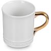 image:imageLe Creuset Vancouver Mug with Gold Metallic Handle 14 oz CeriseWhite