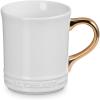 image:imageLe Creuset Vancouver Mug with Gold Metallic Handle 14 oz CeriseWhite