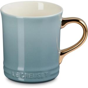 image:imageLe Creuset Vancouver Mug with Gold Metallic Handle 14 oz CeriseSea Salt