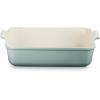 image:imageLe Creuset Stoneware Heritage Deep Rectangular Lasagna Dish 675 qt PecheSea Salt