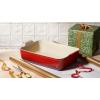 image:imageLe Creuset Stoneware Heritage Deep Rectangular Lasagna Dish 675 qt PecheSea Salt