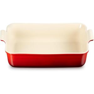 image:imageLe Creuset Stoneware Heritage Deep Rectangular Lasagna Dish 675 qt PecheCerise