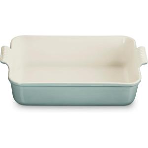 image:imageLe Creuset Stoneware Heritage Deep Rectangular Lasagna Dish 675 qt PecheSea Salt
