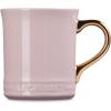 image:imageLe Creuset Vancouver Mug with Gold Metallic Handle 14 oz Coastal BlueChiffon Pink