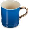 image:imageLe Creuset Vancouver Mug with Gold Metallic Handle 14 oz Coastal BlueMarseille