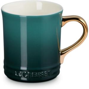 image:imageLe Creuset Vancouver Mug with Gold Metallic Handle 14 oz Coastal BlueArtichaut