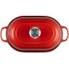 image:imageLe Creuset Enameled Cast Iron Signature Oval Bread Oven 115 inch Sea SaltCerise