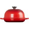image:imageLe Creuset Enameled Cast Iron Signature Oval Bread Oven 115 inch Sea SaltCerise