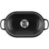image:imageLe Creuset Enameled Cast Iron Signature Oval Bread Oven 115 inch Sea SaltLicorice