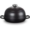 image:imageLe Creuset Enameled Cast Iron Signature Oval Bread Oven 115 inch Sea SaltLicorice