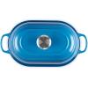 image:imageLe Creuset Enameled Cast Iron Signature Oval Bread Oven 115 inch Sea SaltMarseille