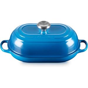 image:imageLe Creuset Enameled Cast Iron Signature Oval Bread Oven 115 inch Sea SaltMarseille