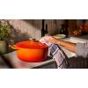 image:imageLe Creuset Enameled Cast Iron Signature 9Piece Cookware Set Sea SaltFlame