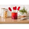 image:imageLe Creuset Stoneware Signature Straight Wall Utensil Crock 1 qt RivieraWhite
