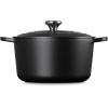 image:imageLe Creuset Enameled Cast Iron Signature Deep Round Oven 65 qt RivieraLicorice