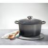 image:imageLe Creuset Enameled Cast Iron Signature Deep Round Oven 65 qt RivieraWhite