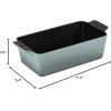 image:imageLe Creuset Enameled Cast Iron Signature Loaf Pan 2qt RivieraSea Salt