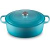 image:imageLe Creuset Enameled Cast Iron Signature Oval Dutch Oven 675 qt RivieraCaribbean