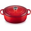 image:imageLe Creuset Enameled Cast Iron Signature Oval Dutch Oven 675 qt RivieraCerise
