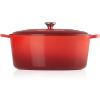 image:imageLe Creuset Enameled Cast Iron Signature Oval Dutch Oven 675 qt RivieraCerise