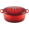 image:imageLe Creuset Enameled Cast Iron Signature Oval Dutch Oven 675 qt RivieraCerise