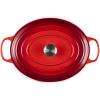 image:imageLe Creuset Enameled Cast Iron Signature Oval Dutch Oven 675 qt RivieraCerise