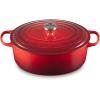 image:imageLe Creuset Enameled Cast Iron Signature Oval Dutch Oven 675 qt RivieraCerise