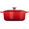 image:imageLe Creuset Enameled Cast Iron Signature Oval Dutch Oven 675 qt RivieraCerise