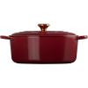 image:imageLe Creuset Enameled Cast Iron Signature Oval Dutch Oven 675 qt RivieraGarnet